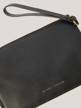 Sophia Calf Hair Pouch | Black