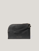 Sophia Calf Hair Pouch | Black