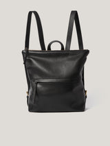 Pebble Leather Backpack | Black