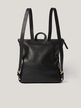 Pebble Leather Backpack | Black