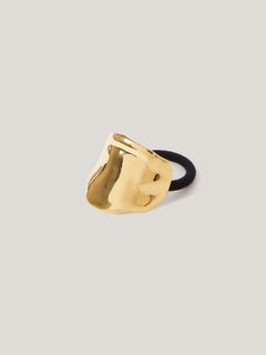 Molten Metal Hair Tie | Gold