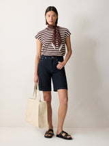 Denim Bermuda Short | Indigo