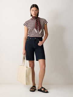 Denim Bermuda Short | Indigo