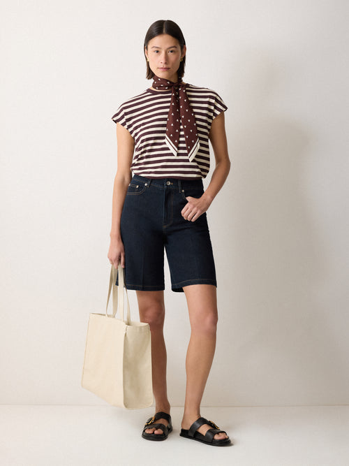 Denim Bermuda Short | Indigo