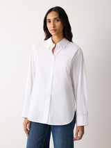 Cotton Poplin Shirt | White