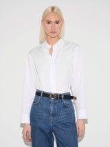 Cotton Poplin Shirt | White