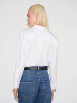 Cotton Poplin Shirt | White