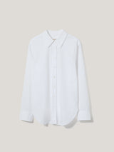 Cotton Poplin Shirt | White