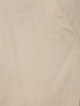 Linen Wrap Front Top | Beige
