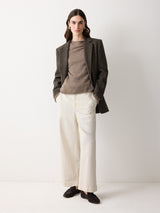 Soft Suede Moccasin Loafer | Chocolate