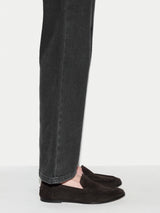 Soft Suede Moccasin Loafer | Chocolate
