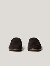 Soft Suede Moccasin Loafer | Chocolate