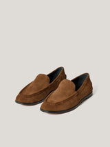 Soft Suede Moccasin Loafer | Tan
