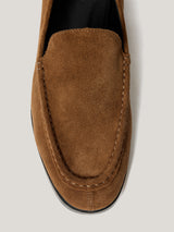 Soft Suede Moccasin Loafer | Tan
