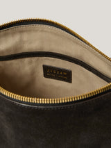 Ava Suede Crossbody | Chocolate