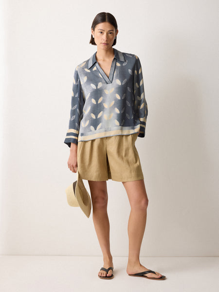 Modern Shibori Top | Blue – Jigsaw