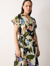 Future Botanic Linen Dress | Neutral
