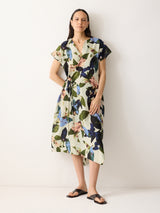 Future Botanic Linen Dress | Neutral