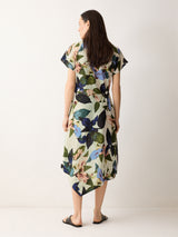 Future Botanic Linen Dress | Neutral