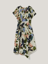 Future Botanic Linen Dress | Neutral