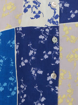 Patchwork Short Sleeve Pyjama | Blue