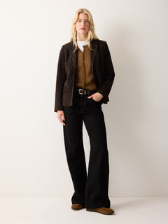Austen Suede Blazer | Brown