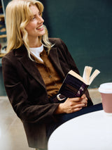 Austen Suede Blazer | Brown