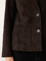Austen Suede Blazer | Brown