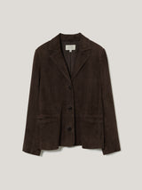 Austen Suede Blazer | Brown