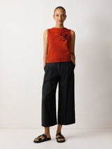 Fire Flower Jersey Top | Red