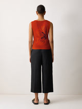 Fire Flower Jersey Top | Red