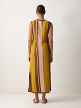 Cut Out Floral Intarsia Dress | Multi