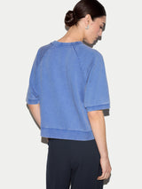 Half Sleeve Sweatshirt | Blue