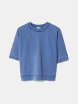 Half Sleeve Sweatshirt | Blue