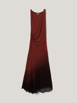 Ombre Dip-Dye Dress | Brown