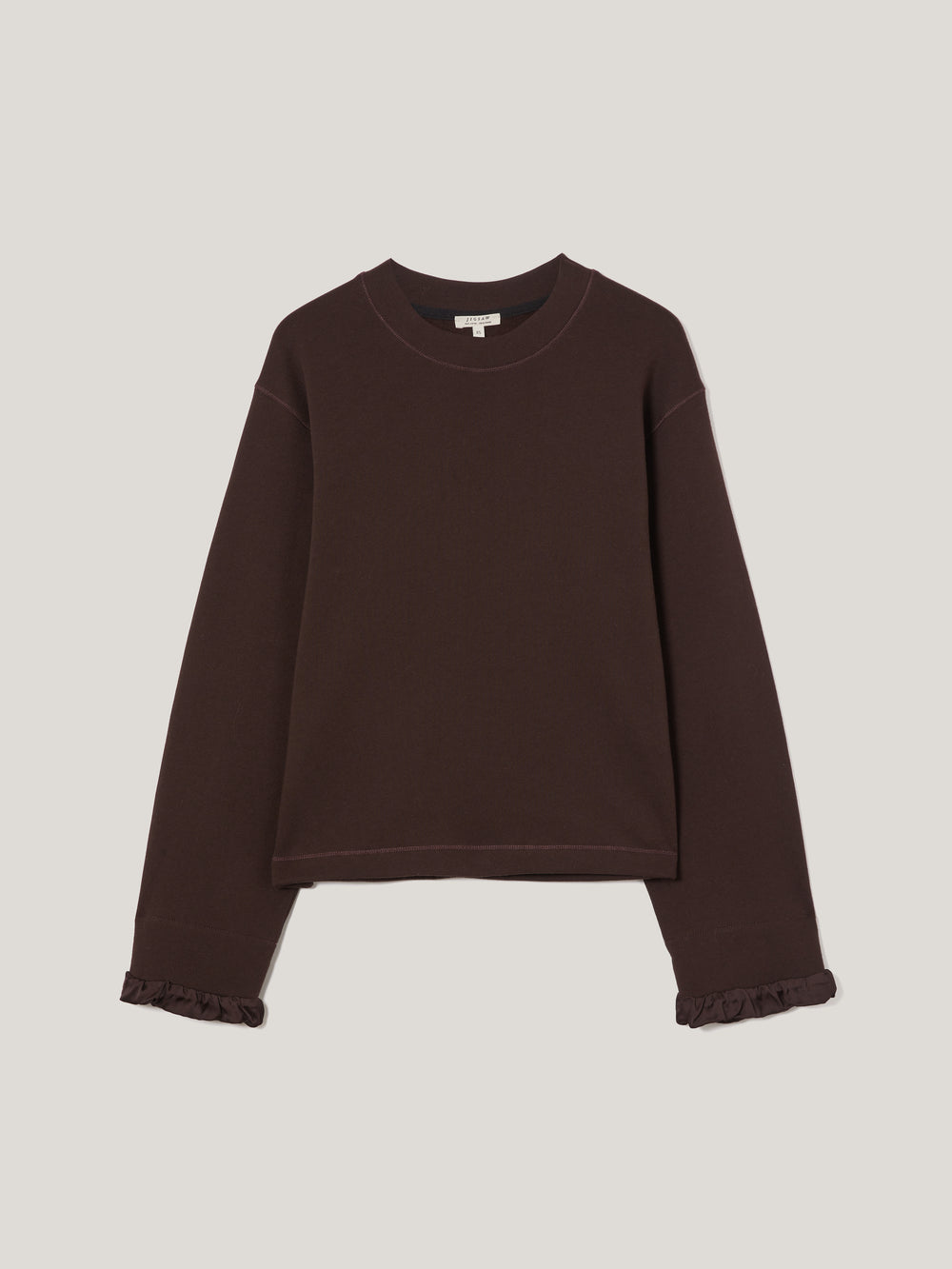 Ronnie Knit Jersey Tee - Chocolate Cherry