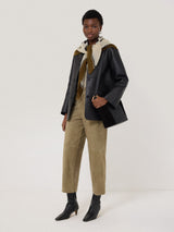 Abstract Kiss Wool Scarf | Monochrome