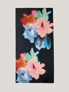 Dreamy Floral Silk Shawl | Navy