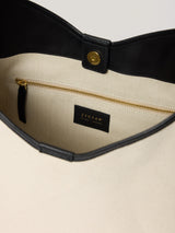 Leather Trim Canvas Heckfield | Natural