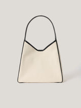 Leather Trim Canvas Heckfield | Natural