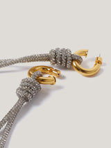 Sparkle Cord Earring | Silver