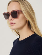 Maldon D-frame Sunglasses | Pink
