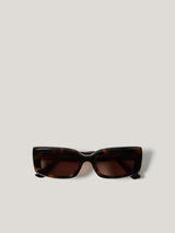Bolton Rectangle Sunglasses | Tortoiseshell