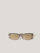 Bolton Rectangle Sunglasses | Grey