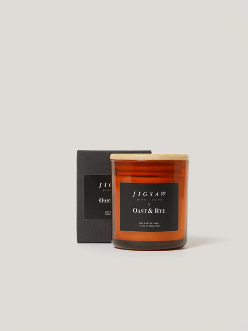 Bay & Rosemary One Wick Candle | Amber