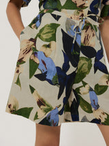 Future Botanic Linen Shorts | Neutral