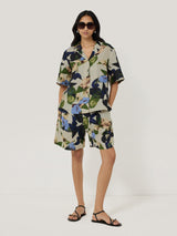 Future Botanic Linen Shirt | Neutral