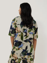 Future Botanic Linen Shirt | Neutral