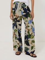 Future Botanic Linen Trouser | Neutral