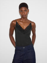 Modal Lace Cami | Black